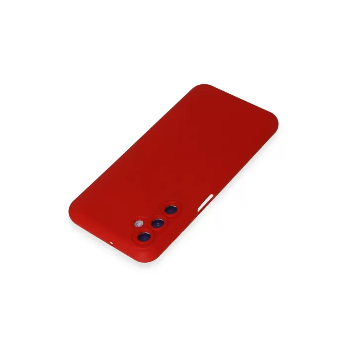    Samsung Galaxy M14 5G Kılıf Nano içi Kadife Silikon - Kırmızı