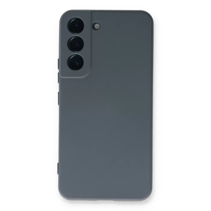    Samsung Galaxy S23 Kılıf Nano içi Kadife Silikon - Gri