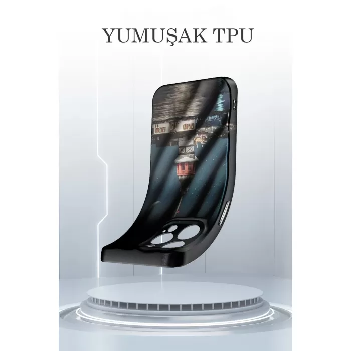    iPhone 14 Pro Max Kılıf Crew Desenli Kapak - Kedi - 2