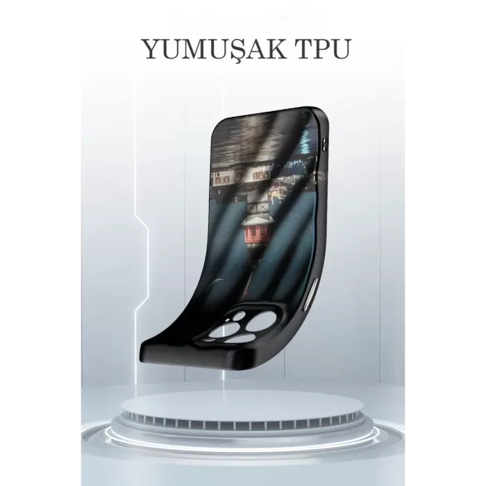    iPhone 14 Pro Max Kılıf Crew Desenli Kapak - Kedi - 2