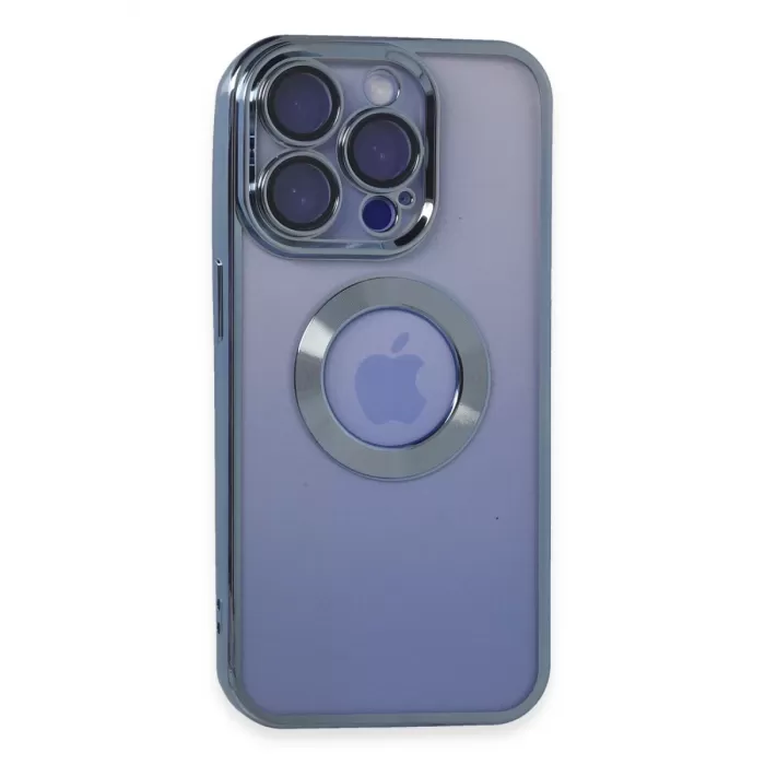    iPhone 15 Pro Max Kılıf Slot Silikon - Sierra Blue