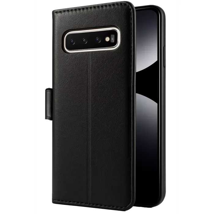 Newface Samsung Galaxy S10 Plus Trend S Plus Kapaklı Kılıf - Siyah