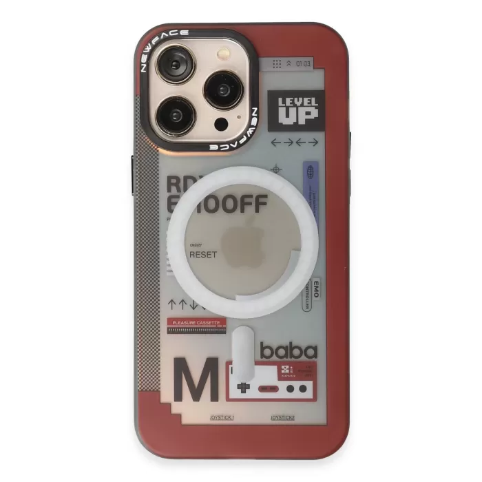 Newface iPhone 13 Pro Max Kılıf Venüs Magneticsafe Desenli Kapak - Venüs - 11