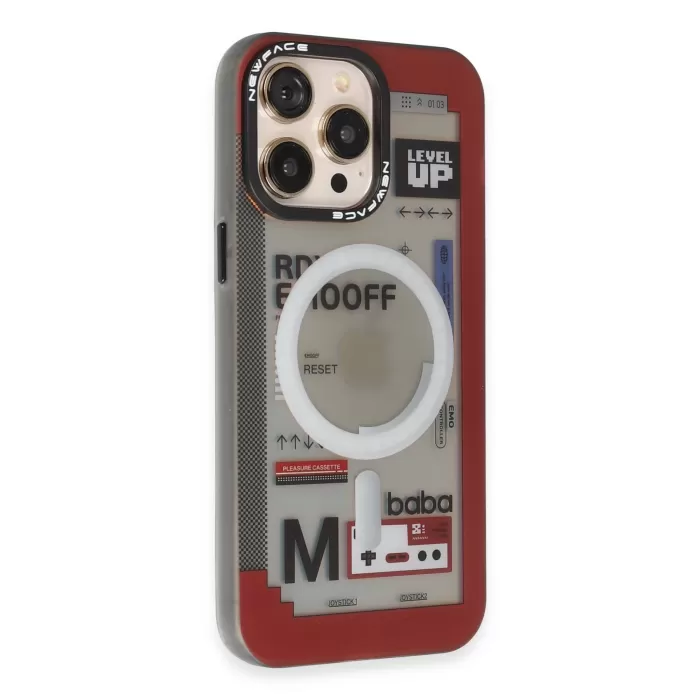 Newface iPhone 13 Pro Max Kılıf Venüs Magneticsafe Desenli Kapak - Venüs - 11