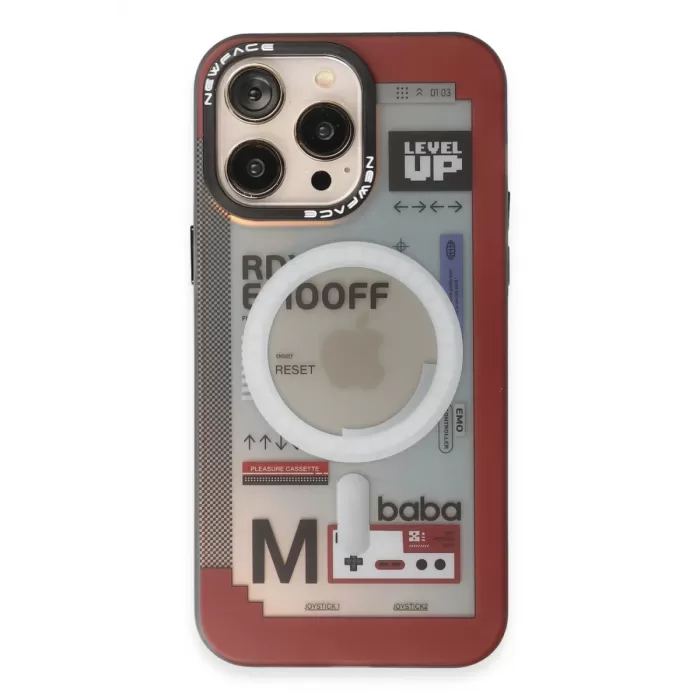 Newface iPhone 13 Pro Max Kılıf Venüs Magneticsafe Desenli Kapak - Venüs - 11