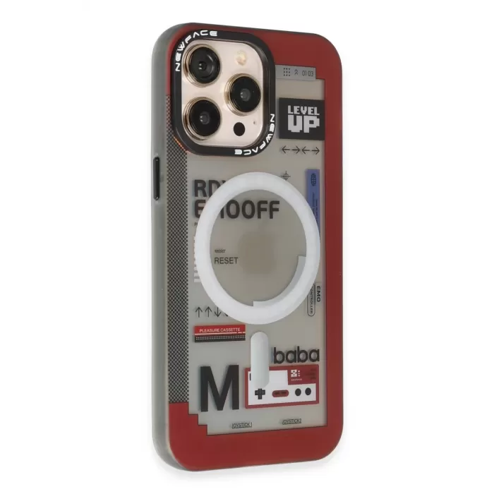 Newface iPhone 13 Pro Max Kılıf Venüs Magneticsafe Desenli Kapak - Venüs - 11