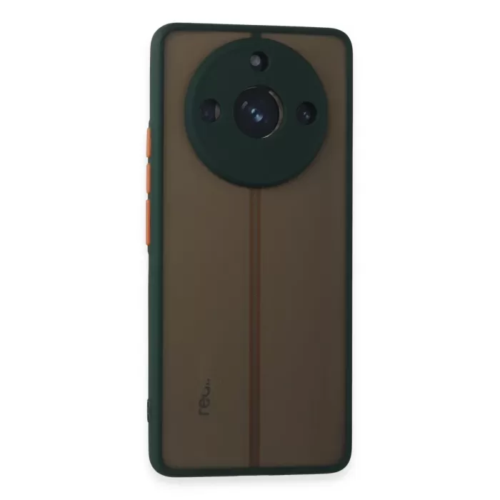 Newface Realme 11 Pro Kılıf Montreal Silikon Kapak - Yeşil