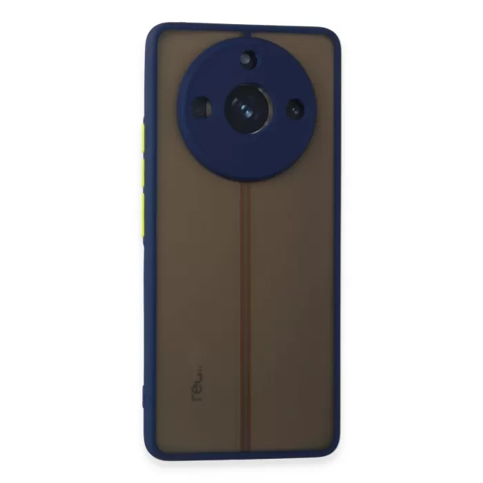 Newface Realme 11 Pro Kılıf Montreal Silikon Kapak - Lacivert