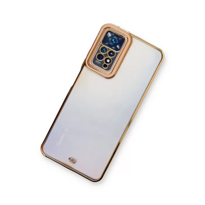 Newface Xiaomi Redmi Note 11 Pro Kılıf Liva Lens Silikon - Rose