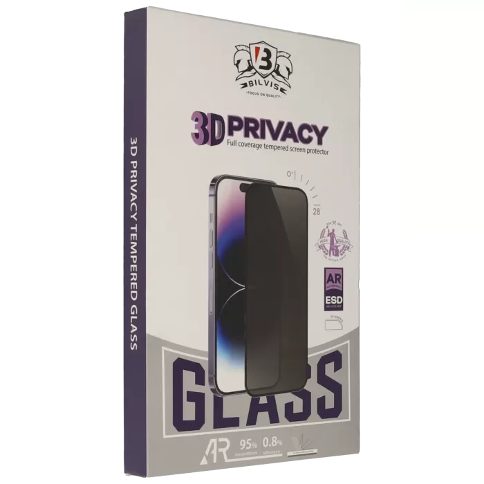 Newface iPhone 16E Bilvis 3D Hayalet Cam Ekran Koruyucu