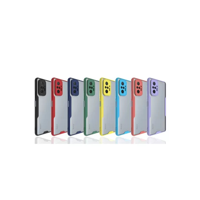 Newface Xiaomi Redmi Note 10 Pro Kılıf Platin Silikon - Yeşil