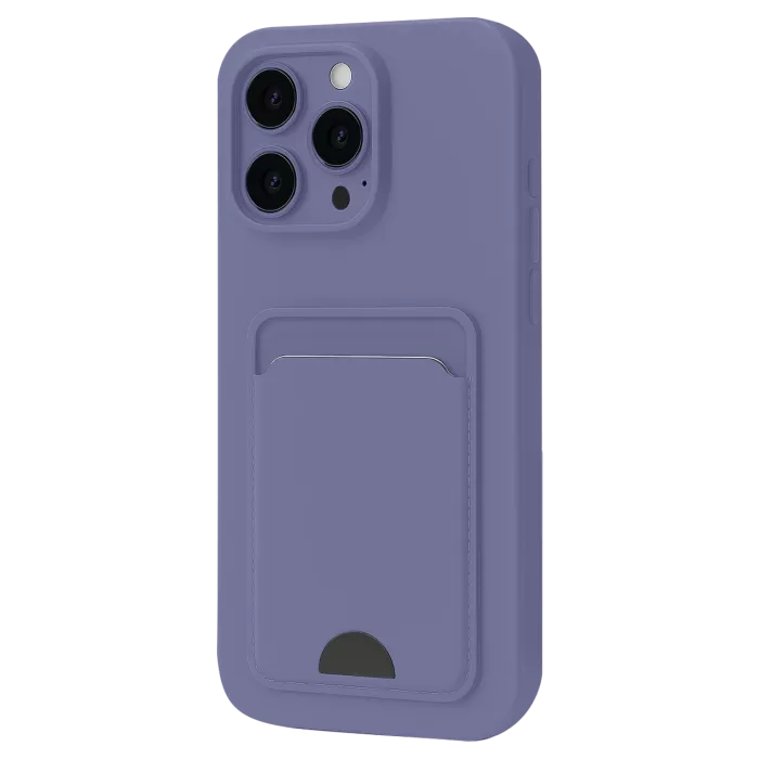 Newface iPhone 16 Plus Kılıf Kelvin Kartvizitli Silikon - Lila