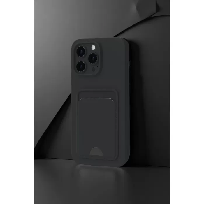 Newface iPhone 16 Plus Kılıf Kelvin Kartvizitli Silikon - Lila