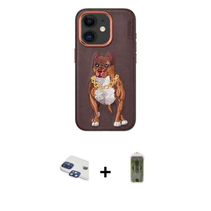 iPhone 11 Nova Form Koleksiyonu - Siyah Joko Magic 5D Hayalet Cam + Lacivert Pers Alüminyum Kamera Lens