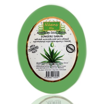 ALEOVERA ÖZLÜ DOĞAL SÜNGERLİ SABUN