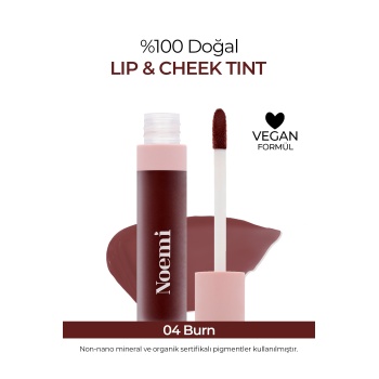 Noemi Lip & Cheek / Tint - Besleyici Özellik - 04 Burn