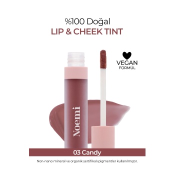 Noemi Lip & Cheek / Tint - Besleyici Özellik 03 Candy