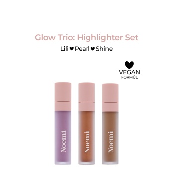 Glow Trio - Highlighter Set  Shine - Pearl - Lili