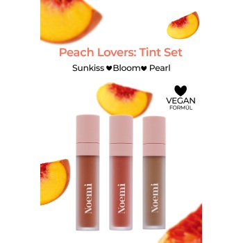 Peach Lovers: Tint Set  Sunkiss - Bloom - Pearl