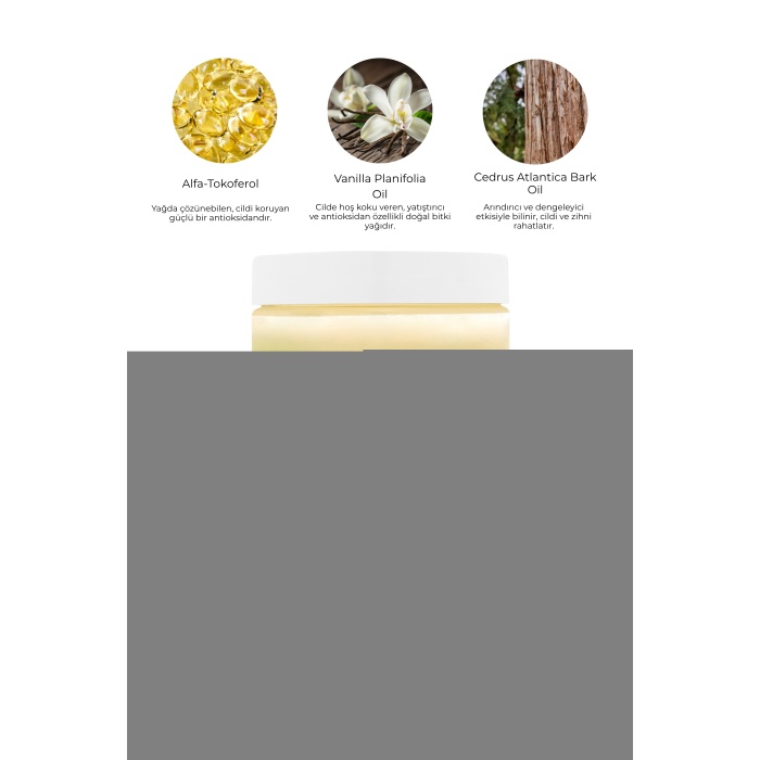 Noemi %100 Doğal Body Scrub - Yoğun Nemlendirici Etkili El Ve Vücut Peelingi - Daphne 300gr
