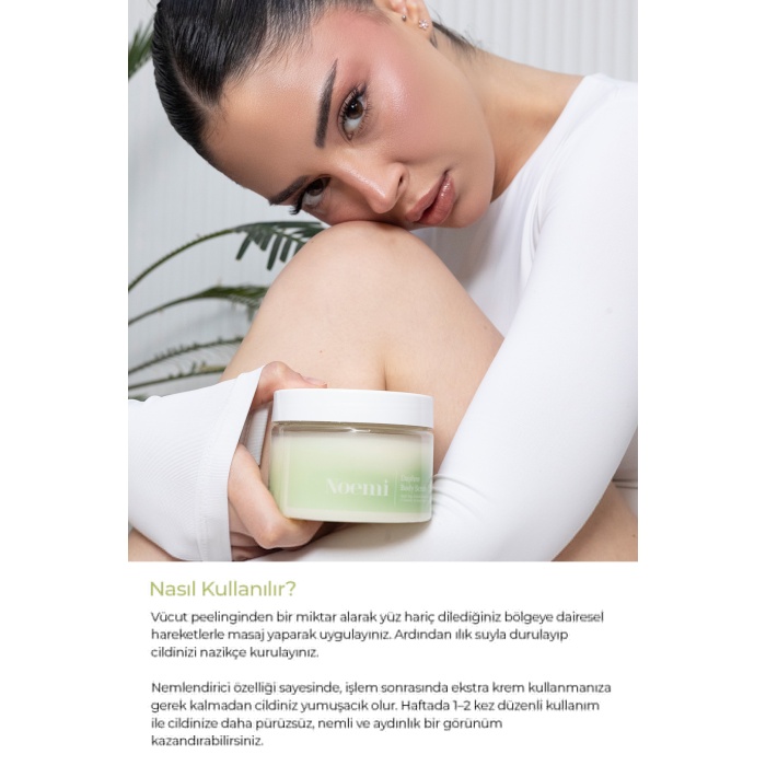 Noemi %100 Doğal Body Scrub - Yoğun Nemlendirici Etkili El Ve Vücut Peelingi - Daphne 300gr