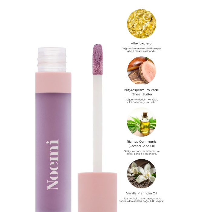 Noemi Lip & Cheek / Tint - Besleyici Özellik - 10 Lili / Aydınlatıcı - Renklendirme