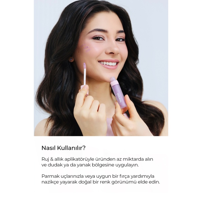 Noemi Lip & Cheek / Tint - Besleyici Özellik - 10 Lili / Aydınlatıcı - Renklendirme
