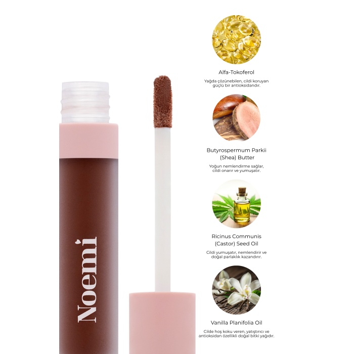 Noemi %100 Doğal Lip & Cheek / Tint - Besleyici Özellik - 07 Coco