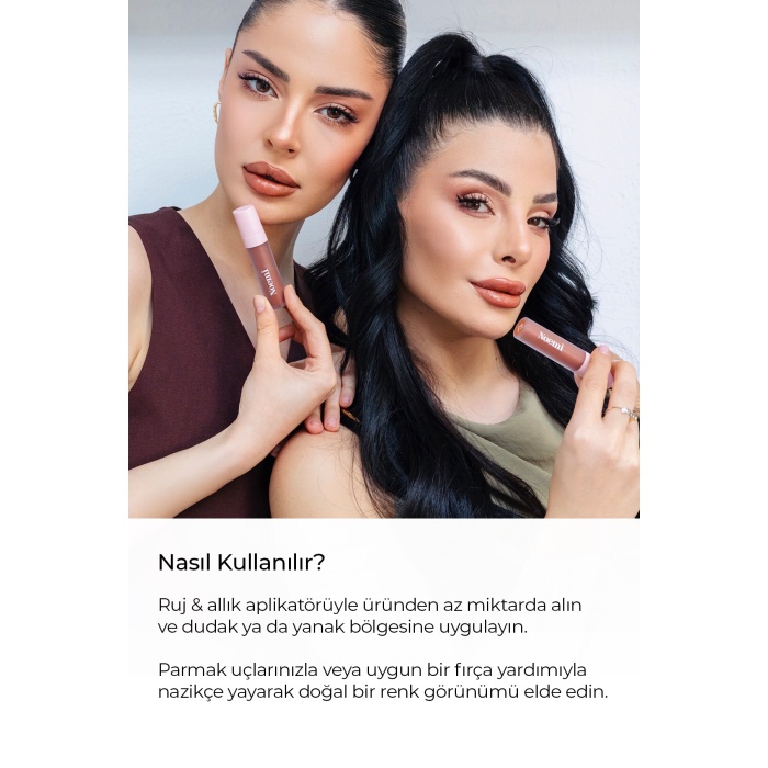 Noemi %100 Doğal Lip & Cheek / Tint - Besleyici Özellik - 07 Coco