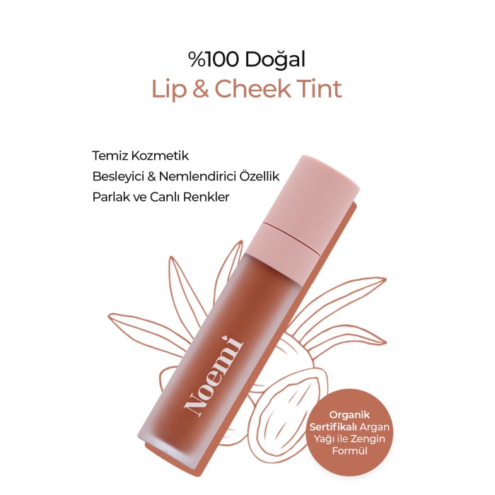 Noemi Lip & Cheek / Tint - Besleyici Özellik - 08 Sunkiss