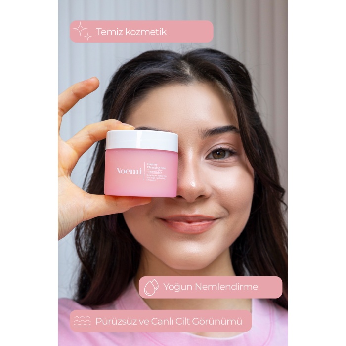 Noemi %100 Doğal Makyaj Temizleme Balmı - Make Up Remover Balm - Vanilya Kokulu - 100ml