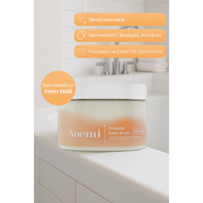 Noemi Doğal Body Scrub - Arındırıcı, Yoğun Nemlendirici El Ve Vücut Peelingi - Oriental 330gr