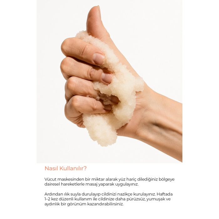 Doğal Mineral Body Mask Oriental / Çift Etkili & Besleyici Tuz Terapisi / Peeling + Yoğun Nem Bakımı