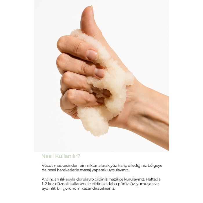 %100 Doğal Body Scrub - Yoğun Nemlendirici Etkili El Ve Vücut Peelingi - Daphne 300gr