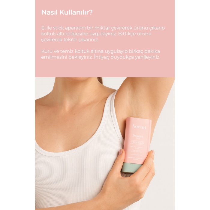 %100 Doğal Deo Stick / Roll On - Vanilya Kokulu Ve Nemlendirici Etkili - 20ml – Soft