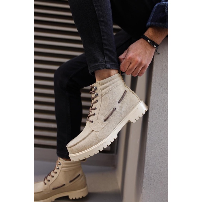 Knack Yüksek Taban Ayakkabı B-020 Taş