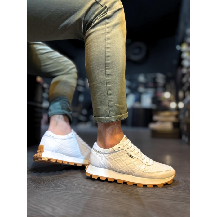 Knack Günlük Ayakkabı 002 Kapitone Beyaz