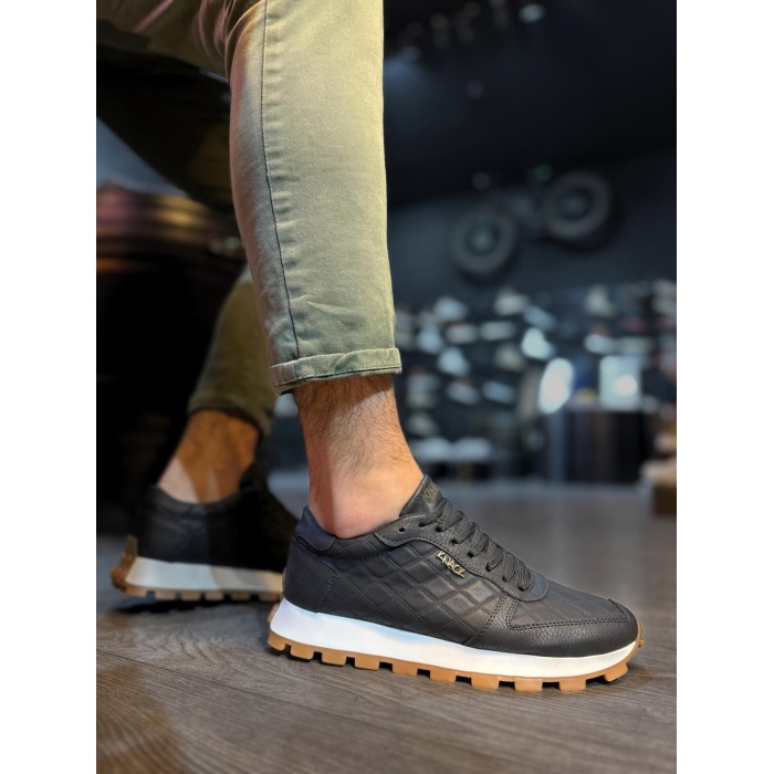 Knack Günlük Ayakkabı 002 Kapitone Siyah