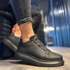 Knack Sneakers Ayakkabı 889 Siyah (Siyah Taban)