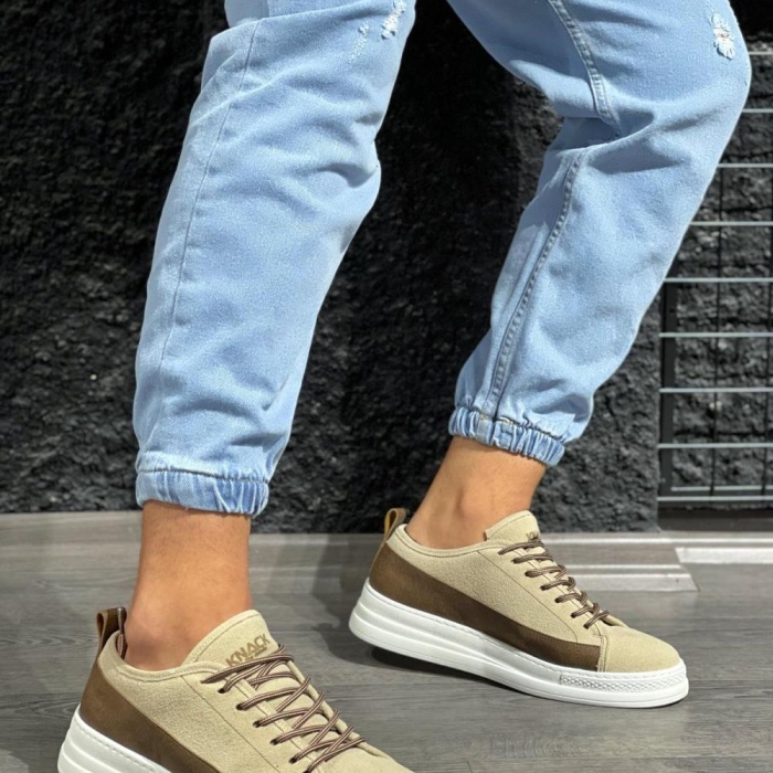 Knack Sneakers Ayakkabı 010 Vizon Süet