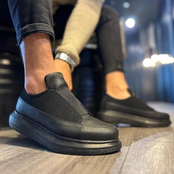 Knack Sneakers Ayakkabı 911 Siyah (Siyah Taban)