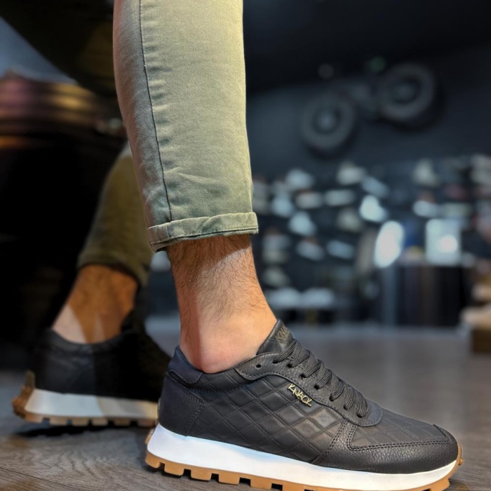 Knack Günlük Ayakkabı 002 Kapitone Siyah