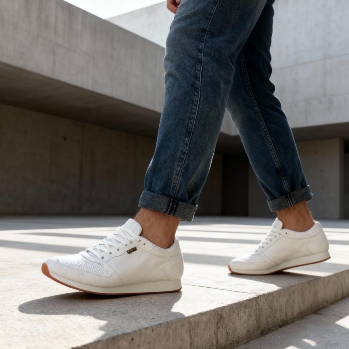 Knack Günlük Ayakkabı 002 Tırtıklı Beyaz