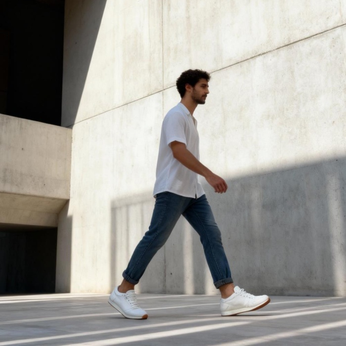 Knack Günlük Ayakkabı 002 Tırtıklı Beyaz