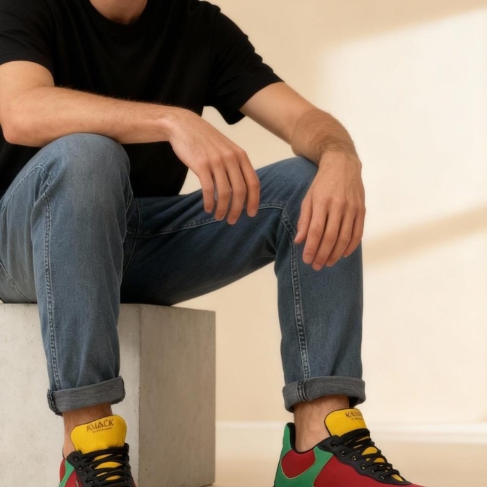 Knack Günlük Ayakkabı R10 Kırmızı Yeşil Sarı