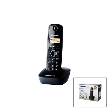 PANASONİC KX-TG1611 SİYAH - OVAL KABLOSUZ DİJİTAL TELSİZ TELEFON (5381)