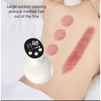 Sıcaklık Emişli Bardak Çekme Terapisi, Vakumlu Masaj Aleti,Terapi Cihazı Masaj Cihazı (5381)