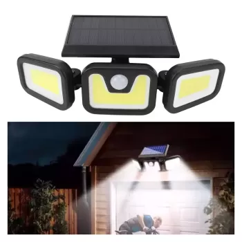 85W Güneş Enerjili Hareket Sensörlü Duvar Lambası Kutusu 2 Ünite (5381)