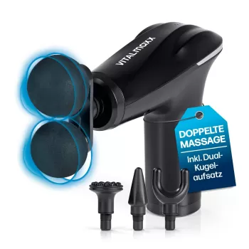 Akıllı Çipli Titreşimli Masaj Tabancası – 6 Hız Ayarlı, 4 Başlıklı, 3200 RPM Güçlü Motor, Sessiz Taşınabilir Masaj Aleti (5381)