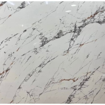 Beyaz Mermer Desenli Yapışkanlı Folyo Kaplama Kağıdı